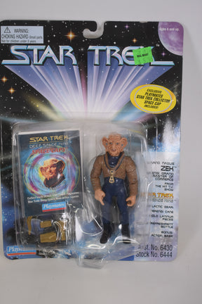 Action figure set: Star Trek Grand Magus ZEK with collectible space caps for Playmates 6444