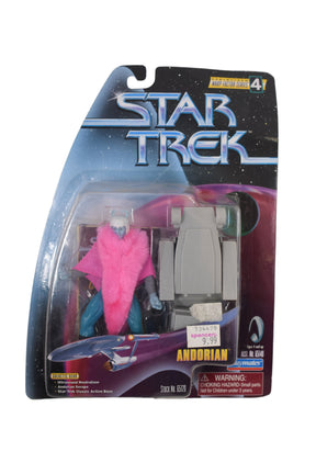 Andorian action figure with base, Star Trek toy for Playmates 65120