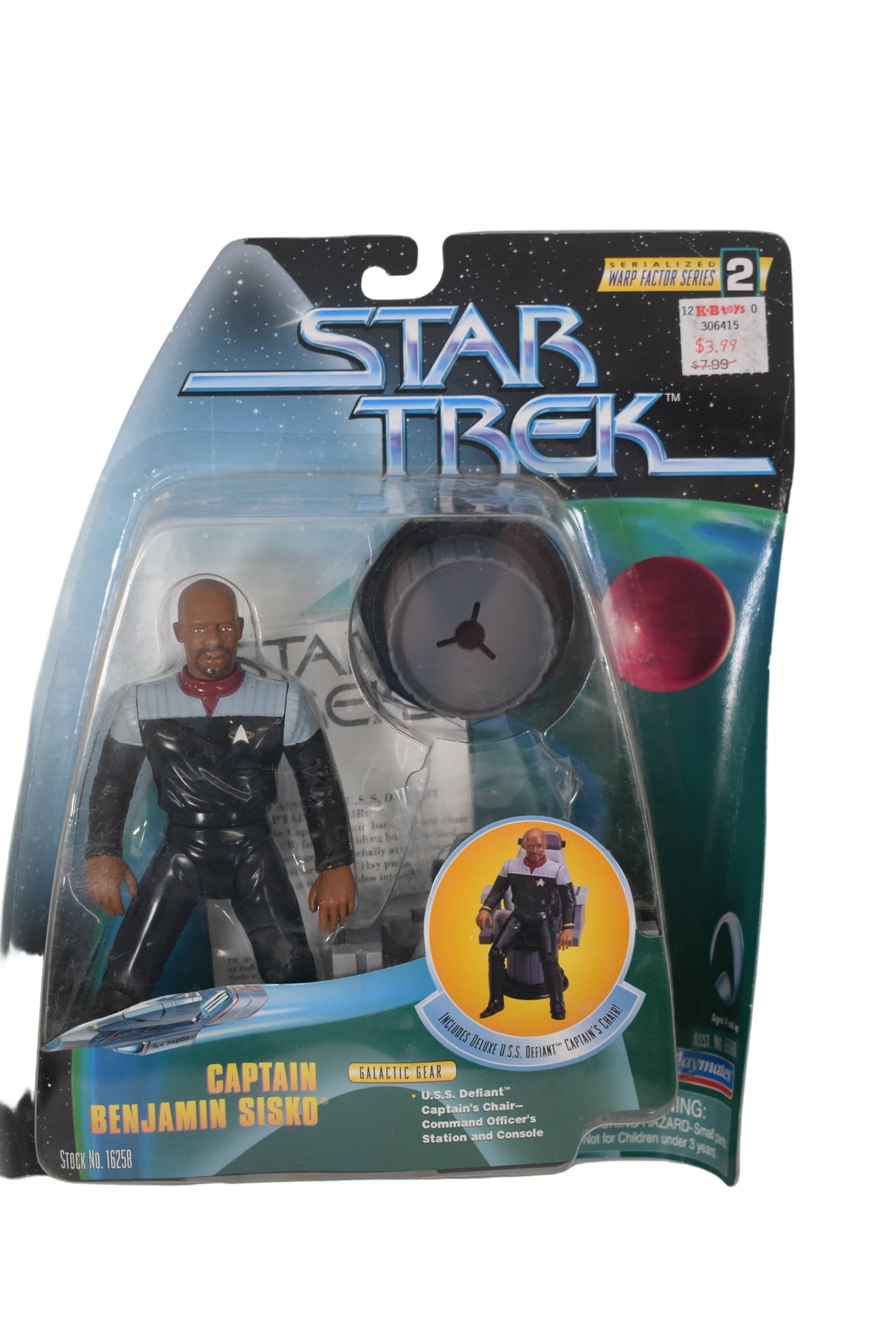 Star Trek Captain Benjamin SISKO  | 16258 | Playmates