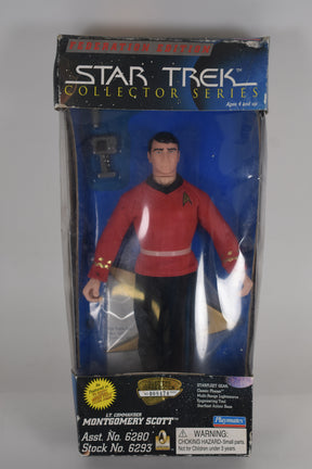 Action figure of Star Trek's Lt. Commander Montgomery Scott for Playmates 6293