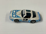 Aurora AFX magnatraction Pontiac, Firebird Trans Am, white/light blue/dark blue | 1981 | Aurora - AFX