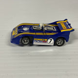Aurora AFX non-magnatraction Porsche 510K "Can Am' blue/yellow #7  | 1786 | Aurora - AFX