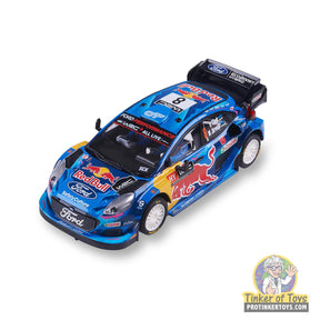 Blue Ford Puma rally car remote control model for SCX Advance E10455X300