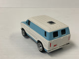 Aurora AFX magnatraction custom van Blue/White special chassis | 1942 | Aurora - AFX