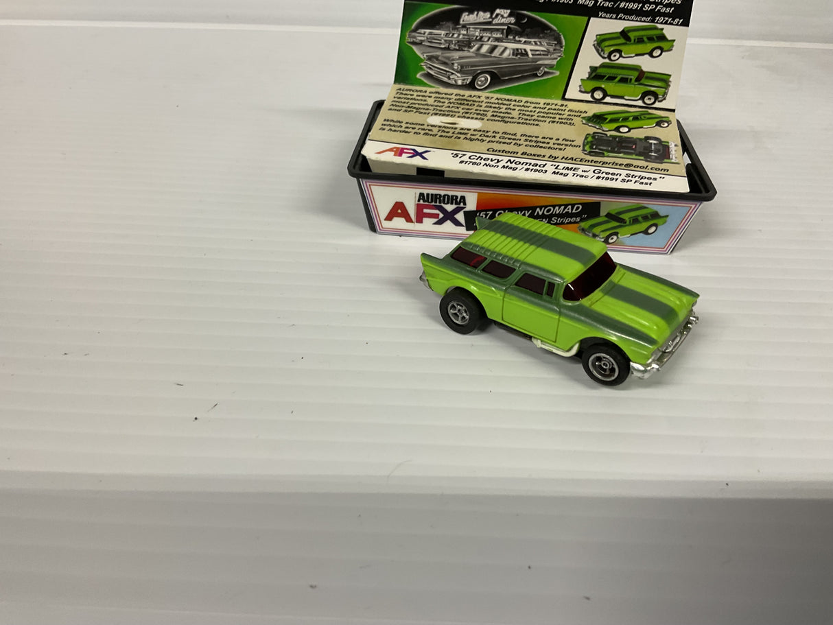 Aurora AFX 1957 Chevy Nomand  "Lime w/Green stripes | 1760 | Aurora - AFX