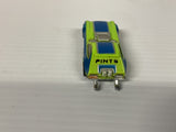 Aurora AFX non-magnatraction Pinto Funny Car Lime green/Blue | 1761 | Aurora - AFX