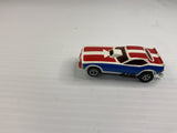 Aurora AFX non-magnatraction Plymouth "Cuda" Funny Car White/Blue/Red | 1769 | Aurora - AFX