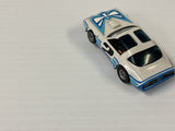 Aurora AFX magnatraction Pontiac, Firebird Trans Am, white/light blue/dark blue | 1981 | Aurora - AFX
