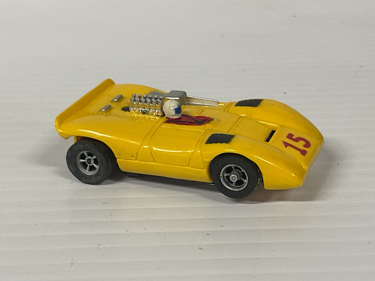 Aurora AFX magnatraction Ferrari Can Am 612 Yellow   | 1751 | Aurora - AFX
