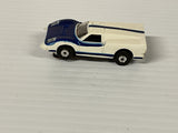 Aurora AFX -Thunder-jet Ford J Car "Flamethrower" White/Blue  | 1430 | Aurora - AFX- Model Motoring