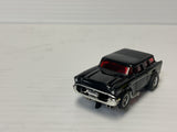 Aurora AFX non-magnatraction 1957 Chevy nomad black silver pipes, | 1760 | Aurora - AFX
