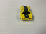 Aurora AFX non-magnatraction  Corvette, a production, one piece, body yellow with black stripes | 1703 | Aurora - AFX