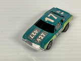 Aurora AFX non-magnatraction Chevelle Stocker blue/lime green #17  | 1929 | Aurora - AFX