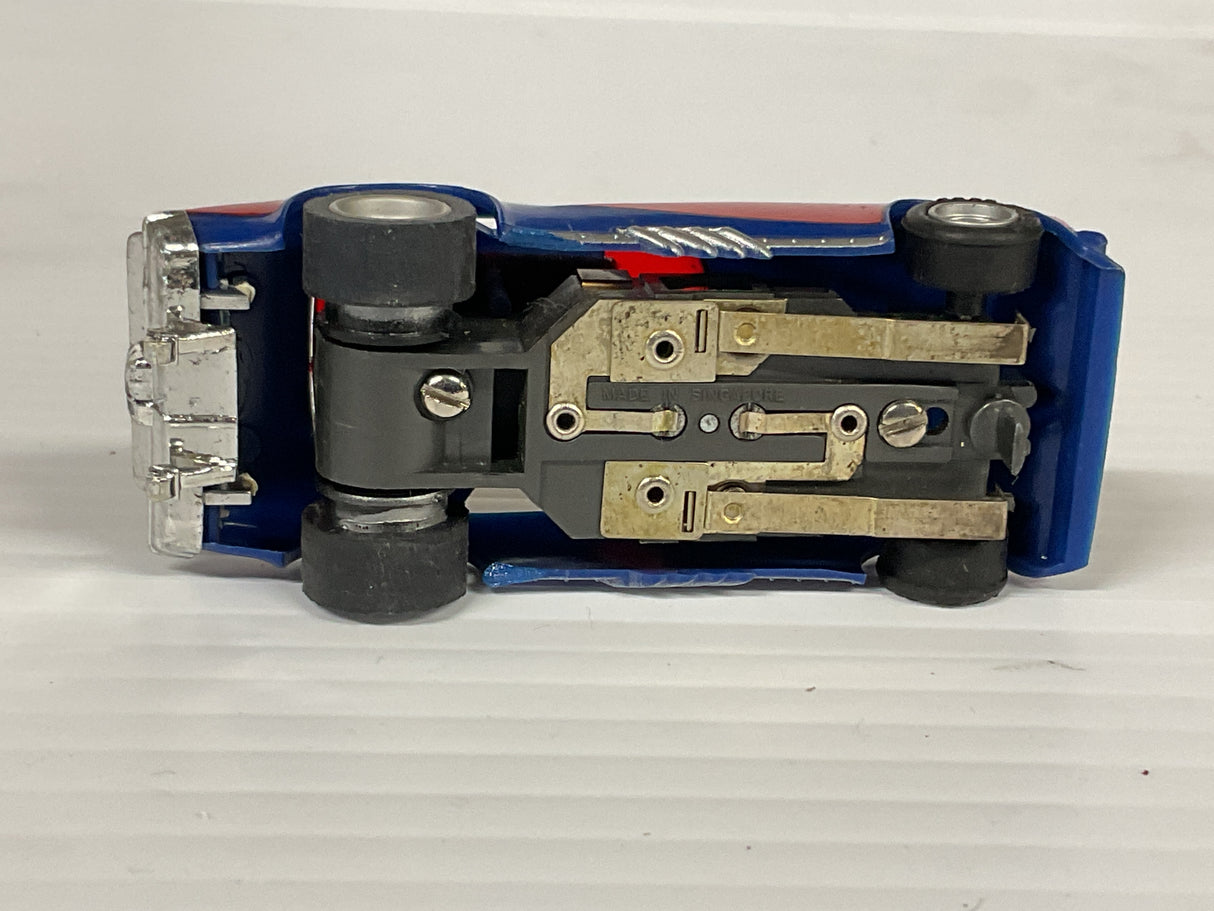 Aurora AFX Grand-Am Funny Car non-Mag Trac Blue/Yellow | 1702 | Aurora - AFX
