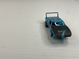 Aurora AFX magnatraction Dodge Charger Blue/Black #7   | 1900 | Aurora - AFX