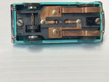 Aurora AFX -Thunder-jet 1964 Mustang convertible, turquoise, black stripes, red body  | 1371 | Aurora - AFX- Model Motoring