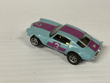 Aurora AFX magnatraction Trans Am Camero lightblue/purple #3  | 1901 | Aurora - AFX