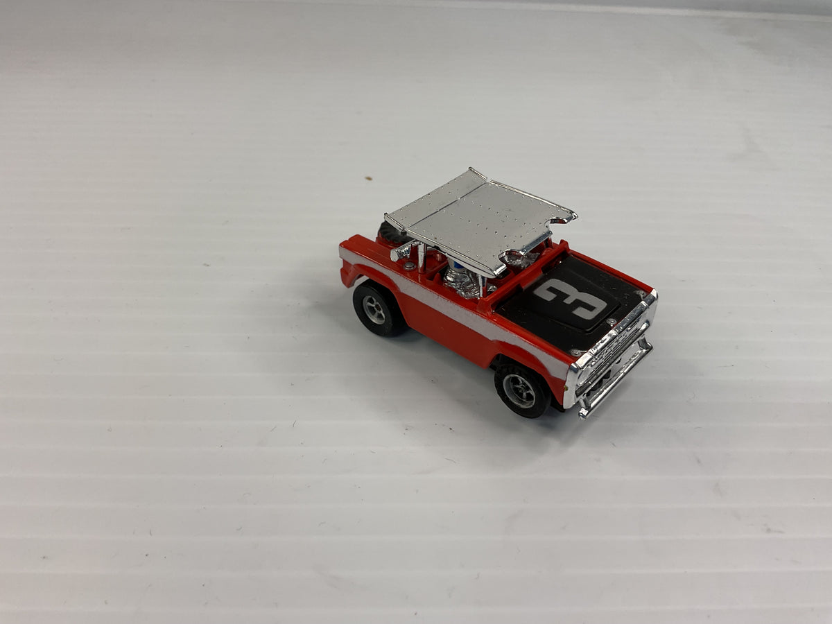 Aurora AFX non-magnatraction Ford Baja Bronco Red/Black/White #3 | 1769 | Aurora - AFX