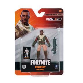 Action figure of Recruit (Spitfire) with weapon accessory for Fortnite FNT0944