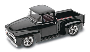 Black scale model of a classic Ford pickup truck for Revell 85-4426
