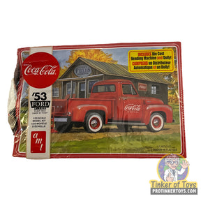 1953 Ford F-100 Coca-Cola model kit box art for AMT AMT1144