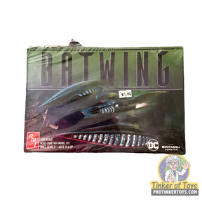 Model kit box art for 1:32 scale Batwing from Batman Forever for AMT Model Kits AMT1290
