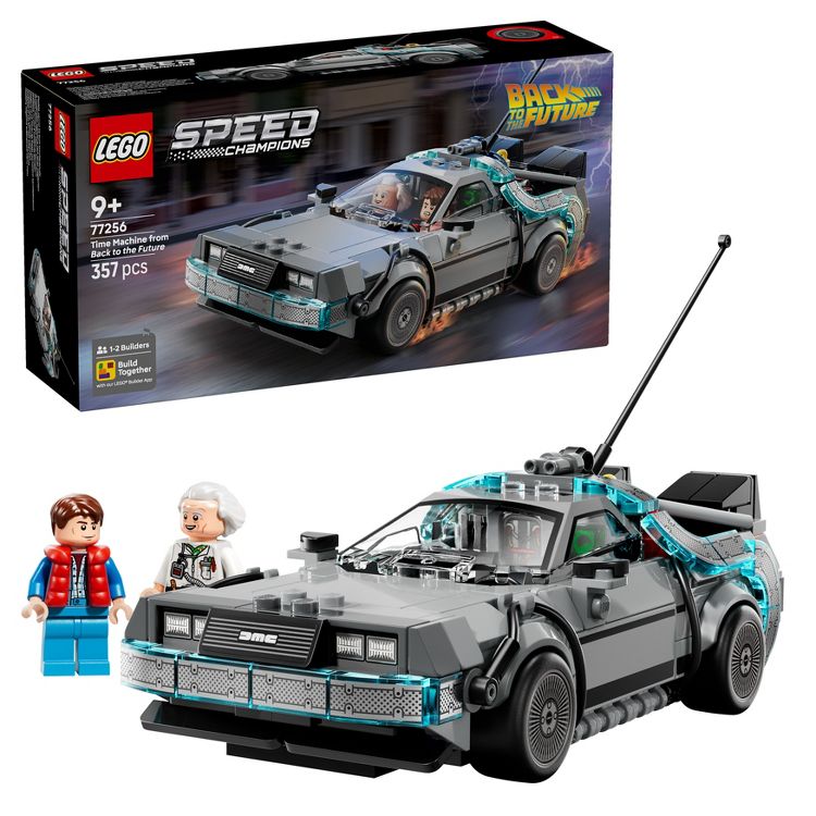 LEGO Speed Champions Time Machine from Back to the Future toy set for 77256