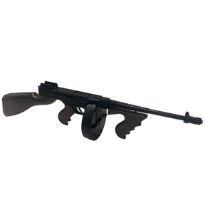 Black replica Tommy Gun style submachine gun prop weapon for Gonher 132/6