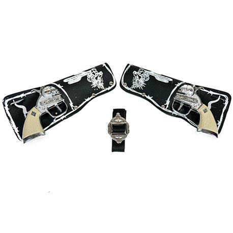 Western Repeater Pistols & Double Holster | 5506 | Parris Toys