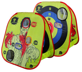 Pop-up target game with zombie graphics and scoring zones for Parris 8516