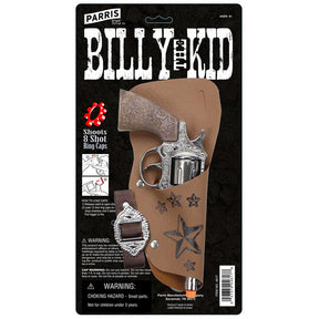 Toy revolver and holster set for children, featuring "Billy the Kid" branding for Parris Toys 4617