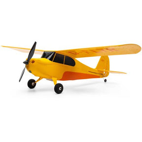 Yellow and orange radio-controlled airplane model for E-flite HBZ04950