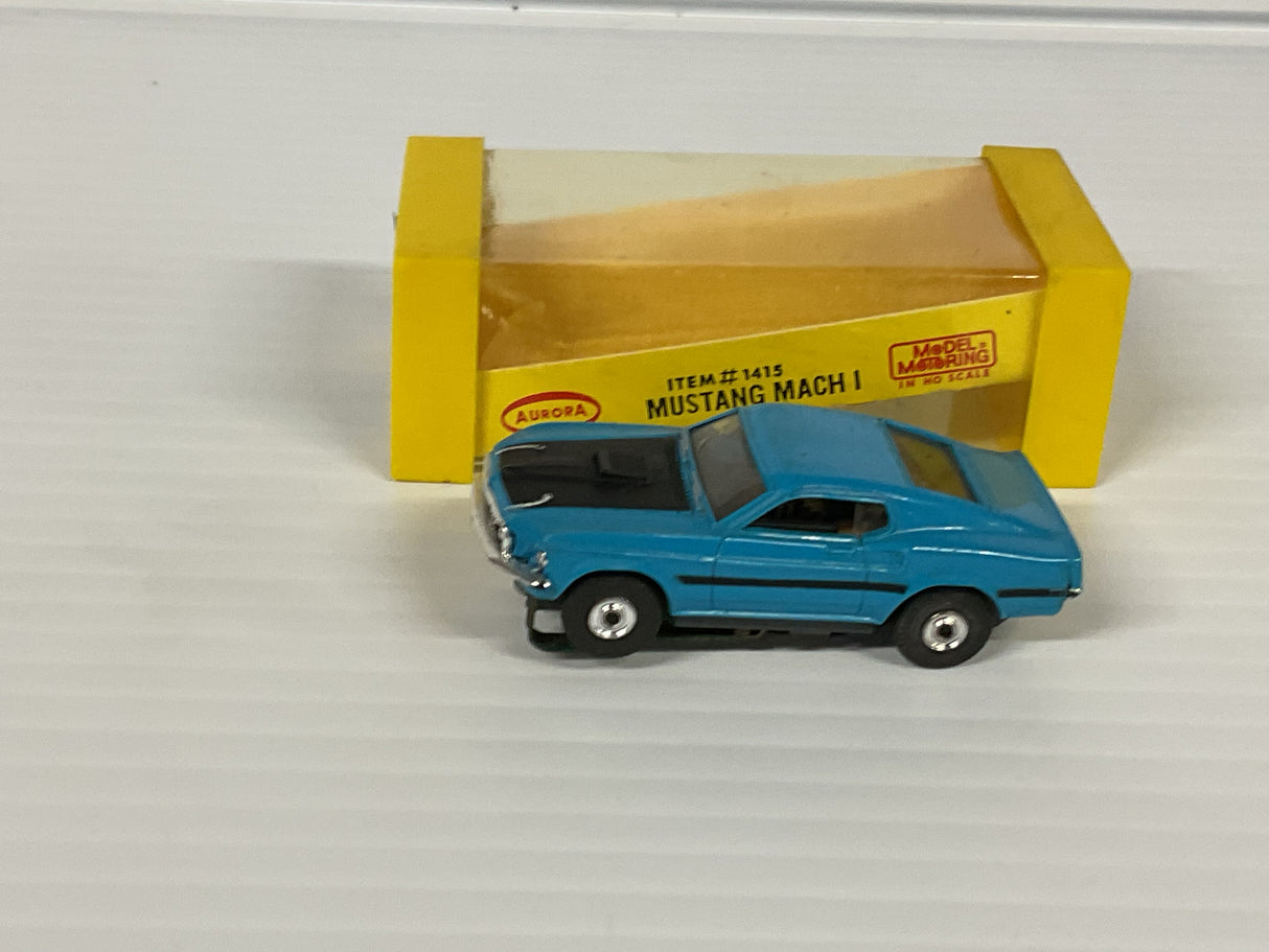 Aurora AFX  Mustang Mach 1  Thunder-jet  | 1415 | Aurora - AFX- Model Motoring