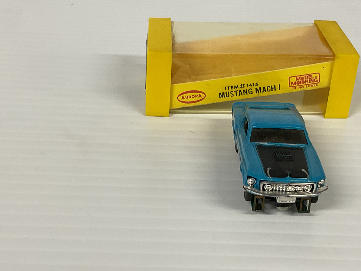 Aurora AFX  Mustang Mach 1  Thunder-jet  | 1415 | Aurora - AFX- Model Motoring