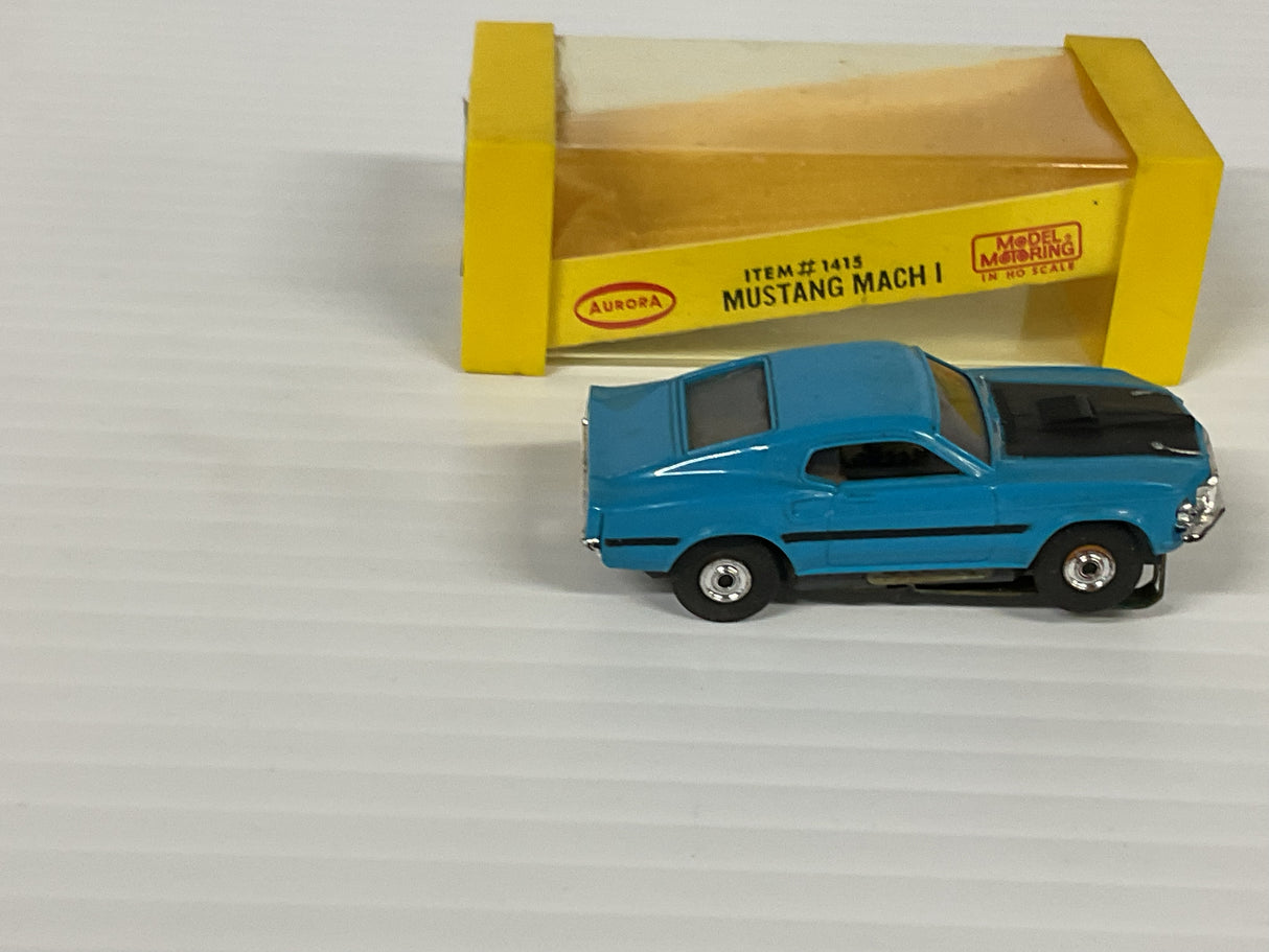 Aurora AFX  Mustang Mach 1  Thunder-jet  | 1415 | Aurora - AFX- Model Motoring