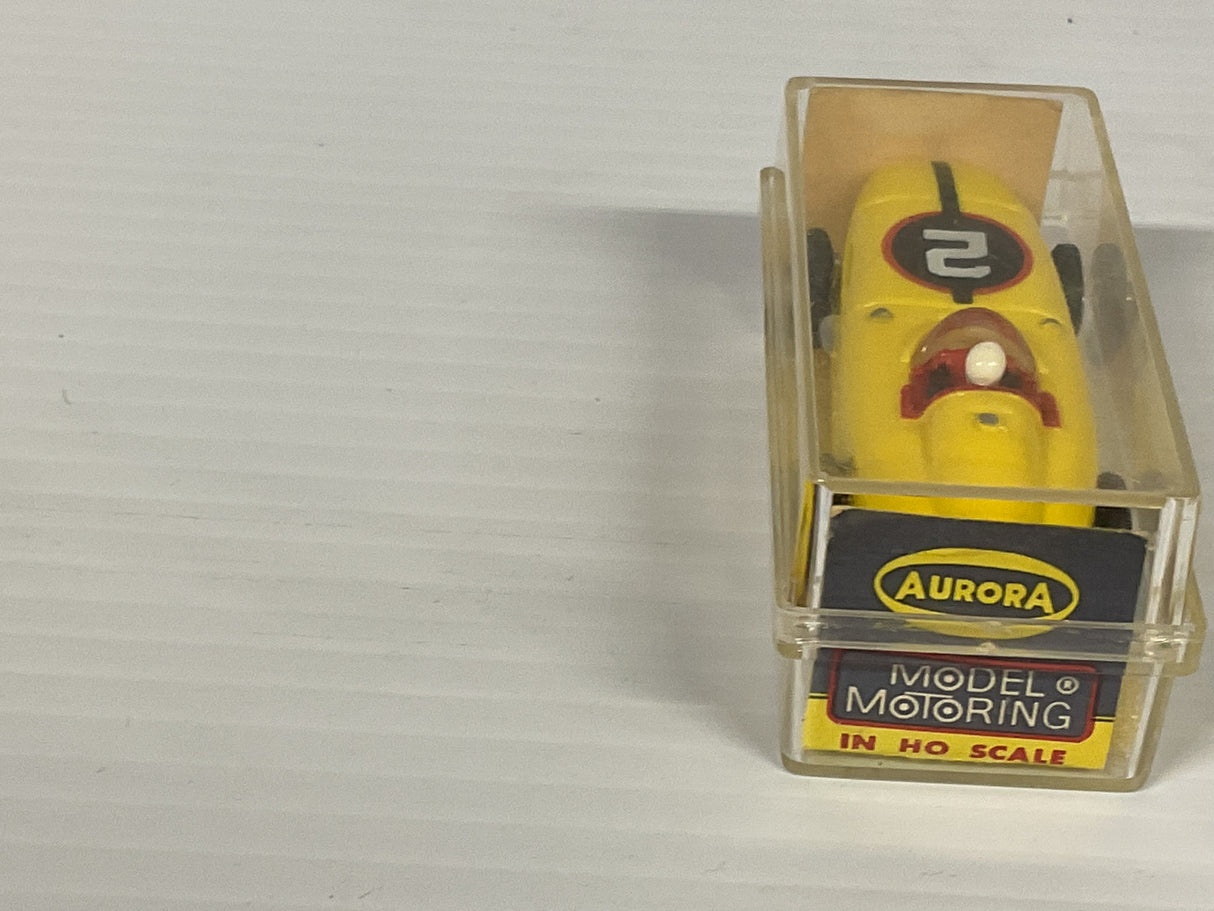 Aurora AFX Indianapolis Racer Yellow 2  Thunder-jet  | 1359 | Aurora - AFX- Model Motoring