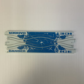 Blue and white semi-frozen track with "DANGER" and "ICE" text for Auto World SRS339TO