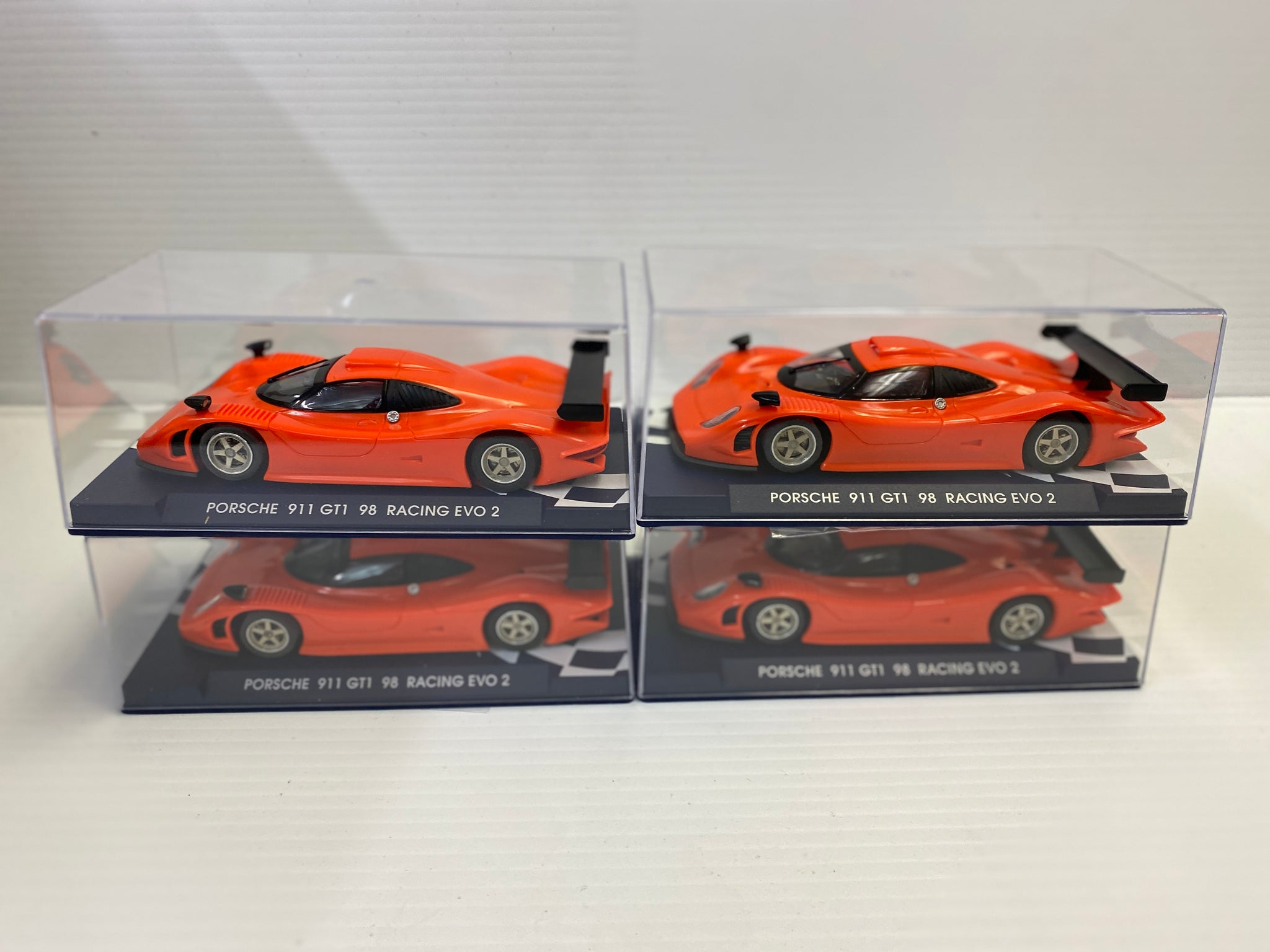 Fly Car EVO2 4 Pack Porsche 911 GT1 1998 | 07002-4 | Fly Car