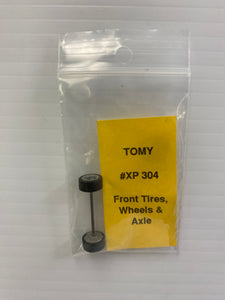 Front Tires, Wheels & Axle | XP 304 | Tomy