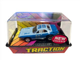 Plymouth Stock car Blue Xtraction Chassis Slot Car | 401-6 | Auto World