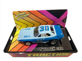 Plymouth Stock car Blue Xtraction Chassis Slot Car | 401-6 | Auto World