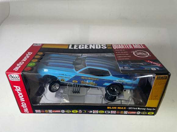 Second Chance Blue Max 1973 Ford Mustang Funny Car 1:18 Scale Diecast | AW299 | Round2
