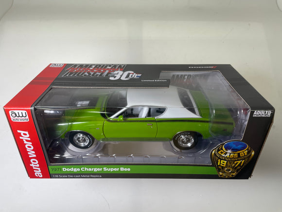 Second Chance 1971 Dodge Charger Super Bee Diecast Model 1/18 scale Diecast Car | AMM1260 | Round2