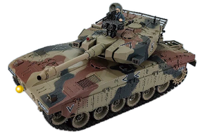 Remote-controlled Merkava tank model, 1/18 scale, ready for action for Tank Force IMX18904