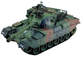Scale model of an M60 tank with a soldier figure on top for Tank Force IMX18906