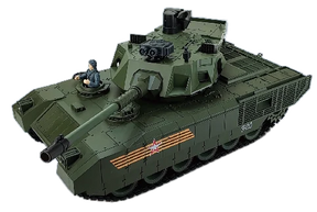 Scale model of Russian Armata T-14 tank with two figures for Tank Force IMX18911