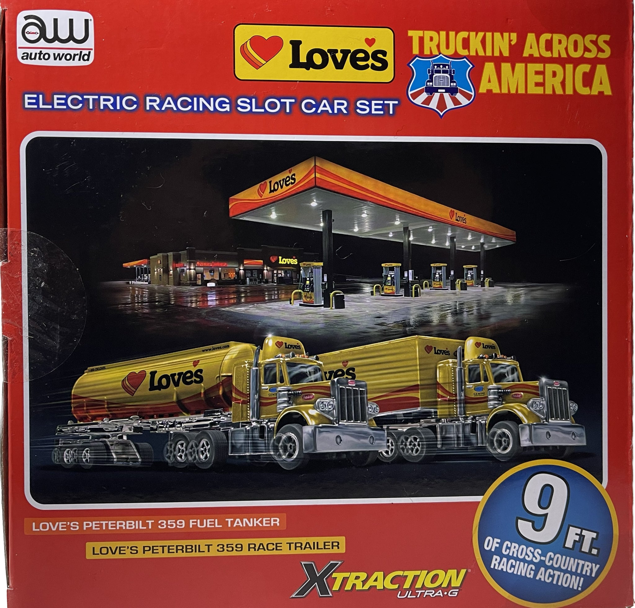 Loves Truckin' Across America + Mayflower 9' Slot Car Set | CP8073