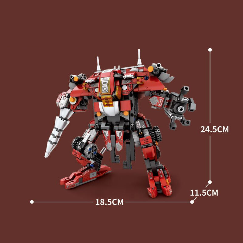 MECHA DINO TRICERATOPS 3 IN 1 DINOSAUR TRANSFORMER (930 PCS