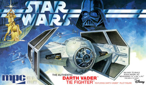 Second Chance Star Wars: A New Hope Darth Vader TIE Fighter 1:32 Scale Model Kit | AMT1381 | Round2