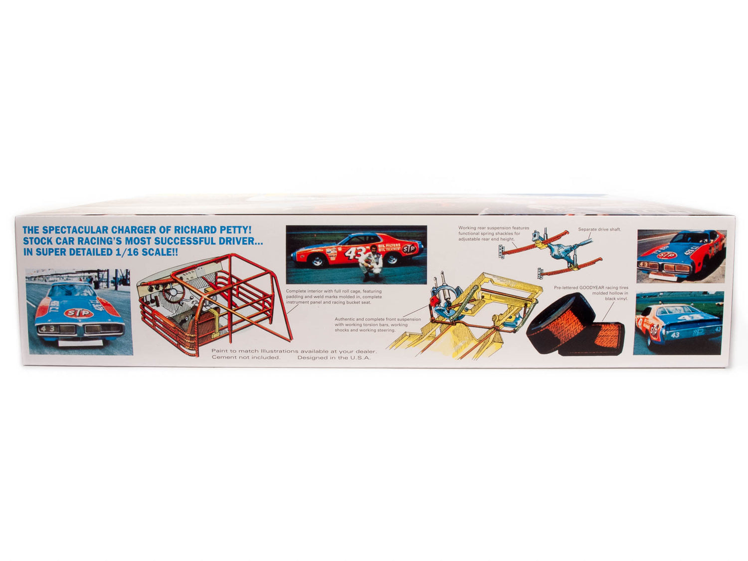 Richard Petty 1973 Dodge Charger 1:16 Scale Model Kit | MPC938 | MPC Model